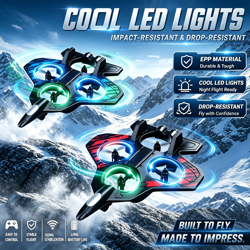 2026 new upgraded stunt drone, the body is impact-resistant and supports one-click 360-degree rotation°Surround flight, one-click 360° rotation°Rotating flight, one-click takeoff and one-click landing, suitable for family outings and ideal for holiday gif