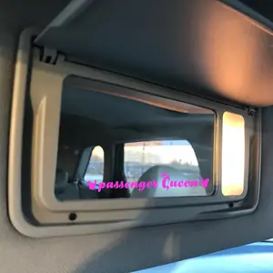 2 Pcs Passenger Queen Sticker -Nouiroy Funny Car Stickers Decal Cute for Rearview Mirror Car Window Vinyl Princess Letter Decals Car Decoration Accessories for Women