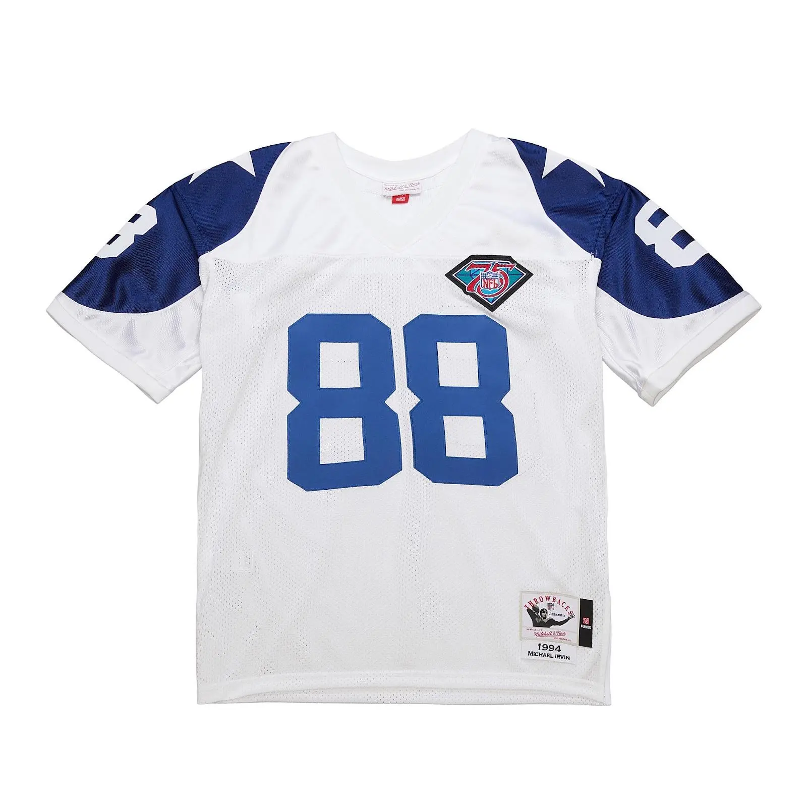 Michael Irvin Dallas Cowboys 1994 White Authentic Jersey