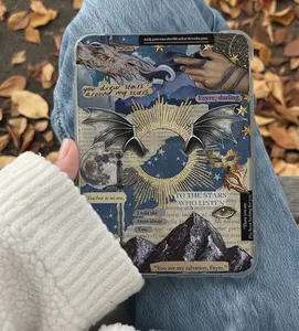 Romantasy ACOTAR Kindle Insert for Clear Case – Aesthetic Book Lover Decor | Cozy Reading Accessory