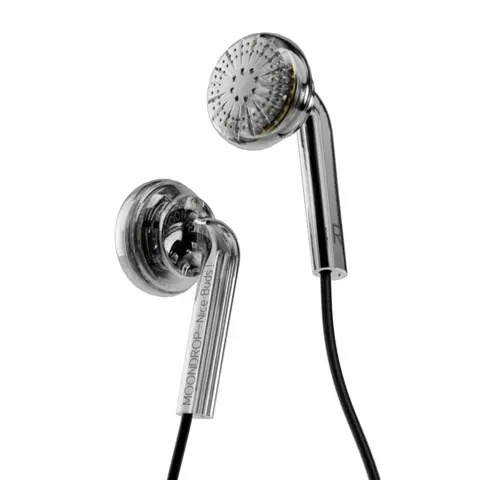 MOONDROP NICE BUDS Premium Earbuds - 15.4mm Dynamic Driver Wired In-Ear Headphone, 3.5mm Jack Electronic Earphones, Semi-Open Flat Noise Isolation Gaming Earbuds for School Use