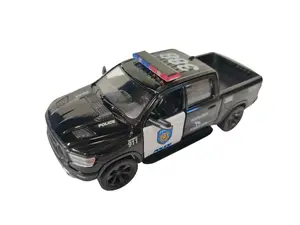 KINSMART 1:46 2019 Dodge Ram 1500 {POLICE} Die-Cast Metal Model Car, Black