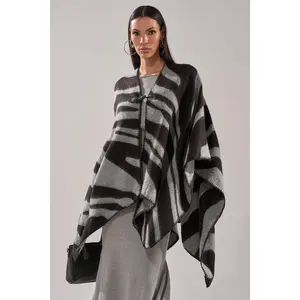 WILD CHILD KNIT PONCHO