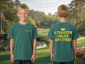 A Tradition Unlike Any Other Masters Golf Youth T-Shirt, Masters Merchandise 2026, Augusta National Golf Club Tee, Golf Fan Tee, The Masters 2026 Shirt, Full Size, Full Color
