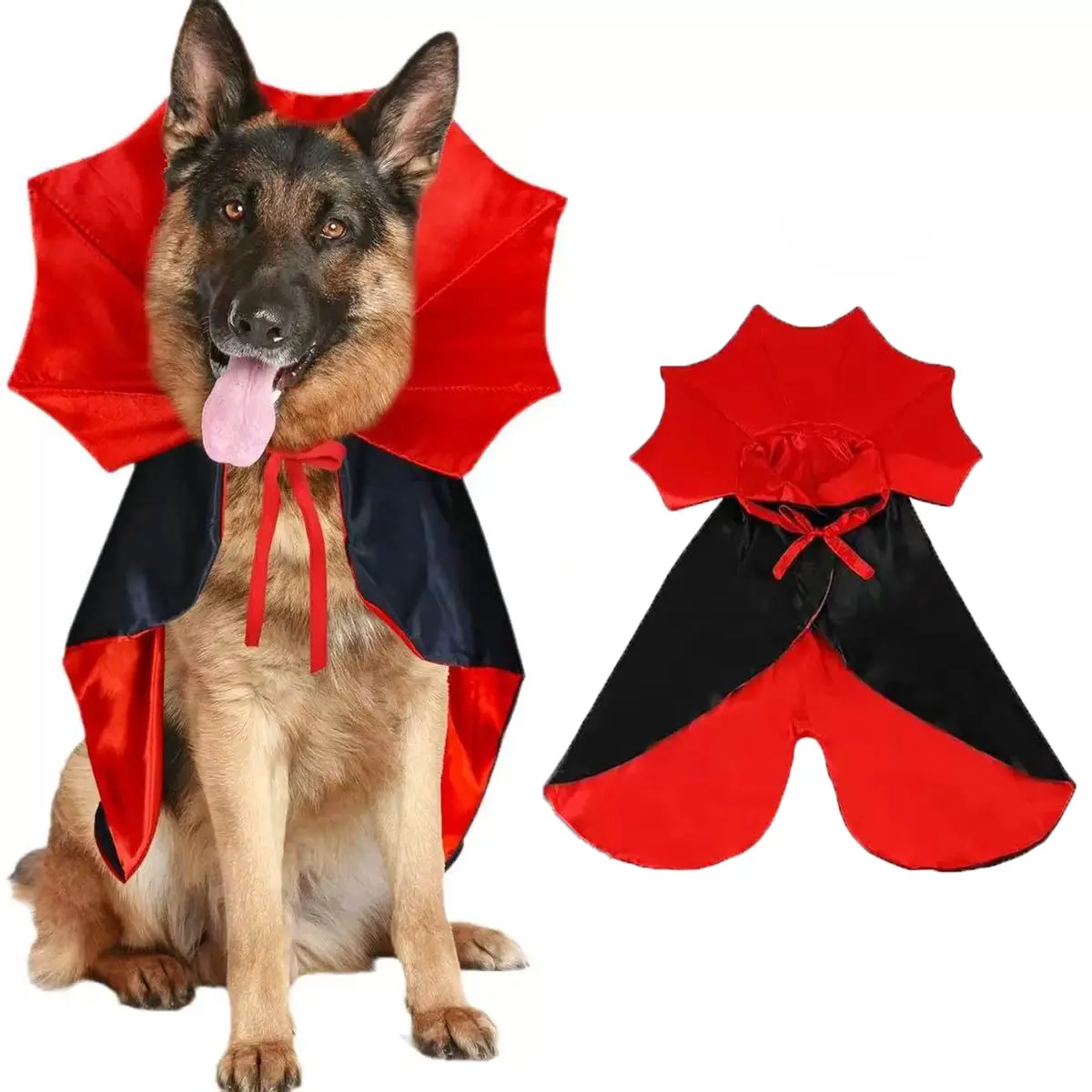 Dog Halloween Costumes, Dog Vampire Devil Cloak Cape Costume Halloween Costumes