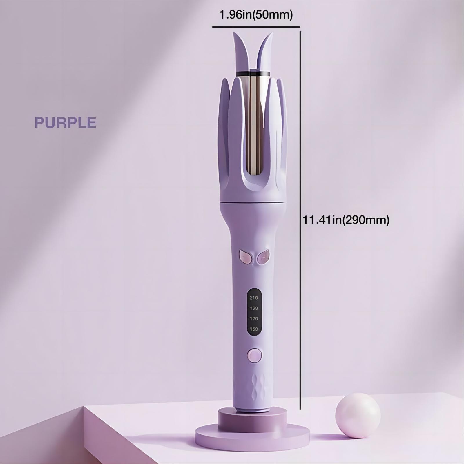 Automatic Hair Curling Iron, Automatic Hair Hair Curl Wand Negative Ion , 28mm Hair Curler, 4 Modes Adjustable Temperatures Rotating portable Curling Iron for Women, Hair Styling Tools for Hometeen girl gifts bf easter basket