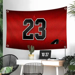 23 Michael Jordan Chicago Bulls Flags Custom Camping Outdoor Garden room Bedroom Decor Party Backdrops Wall Art Family Gifts