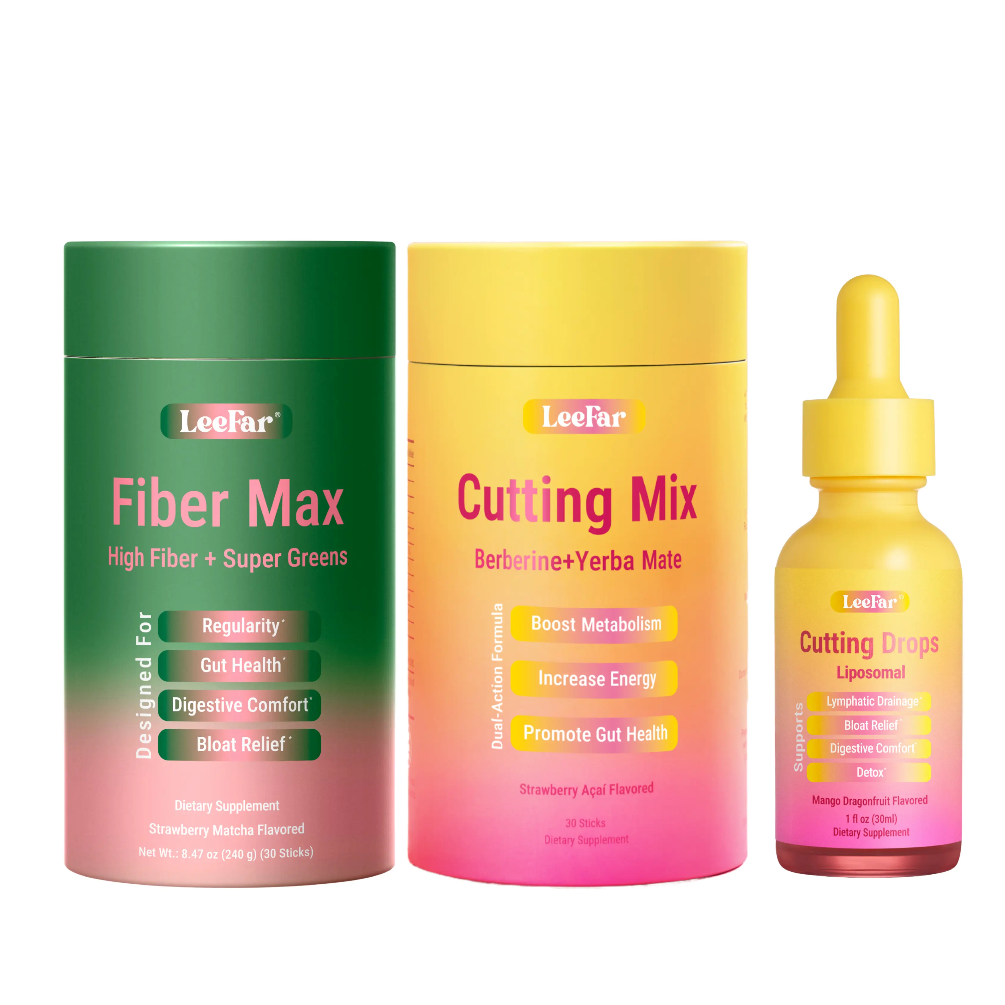 [padillamarilis Exclusive] LeeFar Fiber Max + LeeFar Cutting Drink Mix + LeeFar Cutting Drops