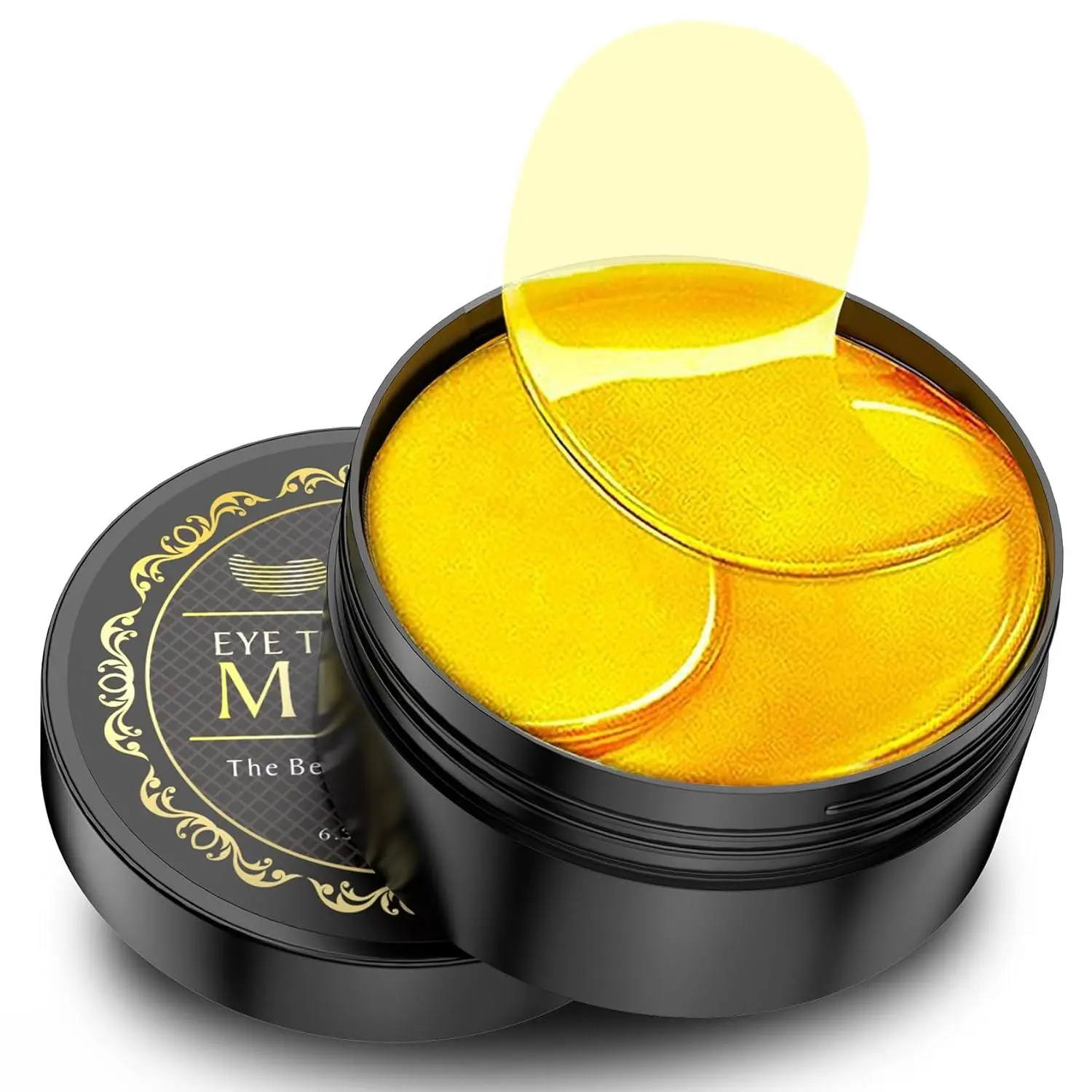 Under Eye Patches - 60 Pcs - 24K Gold Eye Mask- Puffy Eyes & Dark Circles Treatments,Reduce Under Eye Bags and Smooth Wrinkles,Eye Skin Care Pads With Collagen, Comfort
