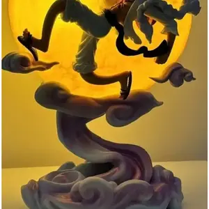 Anime Sun Pirate Figure 26cm,God Glowing Gear Form Collectible Statue, PVC Action Figure Model, Home Desktop Decor, Gift for Anime Fans & Kids, Birthday & Holiday Gift 2026