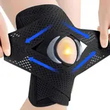 Plus Size Breathable Air Mesh Sport Knee Brace - Adjustable Wrap with Side Stabilizers, Custom Fit Support, Knee Pain Tool for Arthritis, Meniscus Tear Management, Anyone Seeking Pain Relief and Support