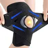 Plus Size Breathable Air Mesh Sport Knee Brace - Adjustable Wrap with Side Stabilizers, Custom Fit Support, Knee Pain Tool for Arthritis, Meniscus Tear Management, Anyone Seeking Pain Relief and Support