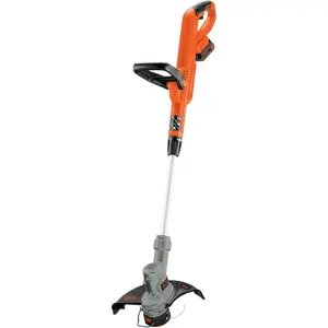 So simple!20V String Trimmer and Edger 2 in 1, Cordless Weed Wacker with Auto Spool Feed, Battery and Charger Included, 12 Inch Steel Deck, Reduced Vibration (LST300)
