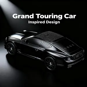 Luxury Grand Tourer Style Portable Speaker X701 FM Radio Audio Device for Universal Cell Phone & Wireless Devices Lightweight & Compact Travel Friendly