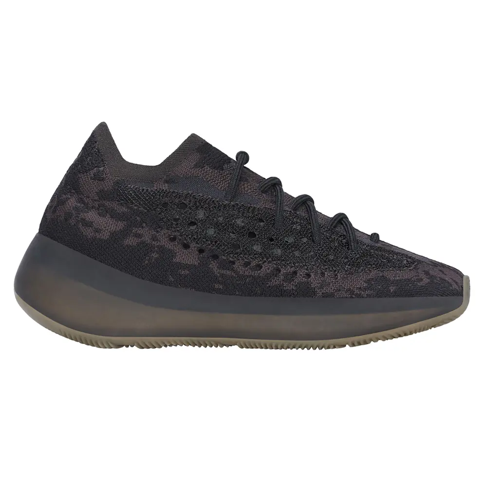 adidas Mens Yeezy Boost 380 Lace Up Sneakers Shoes Casual - Black