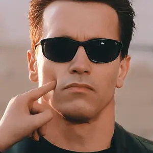 Fashion Sports Sunglasses Men's Colorful Fishing Glasses Terminator Style Cycling Shades Oversized Aviator with UV Protection 2010 new year sunglass airport  sunglasses travel accessory wrap  around  shades  outdoor  Leopard Double  Heptagram Sunglasses