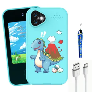 Kids Smart Phone Toy with Touchscreen, Multifunctional Learning Entertainment Tablet & Phone for Boys & Girls 4+, Mp4 Player, Camera, 20 Puzzle Games