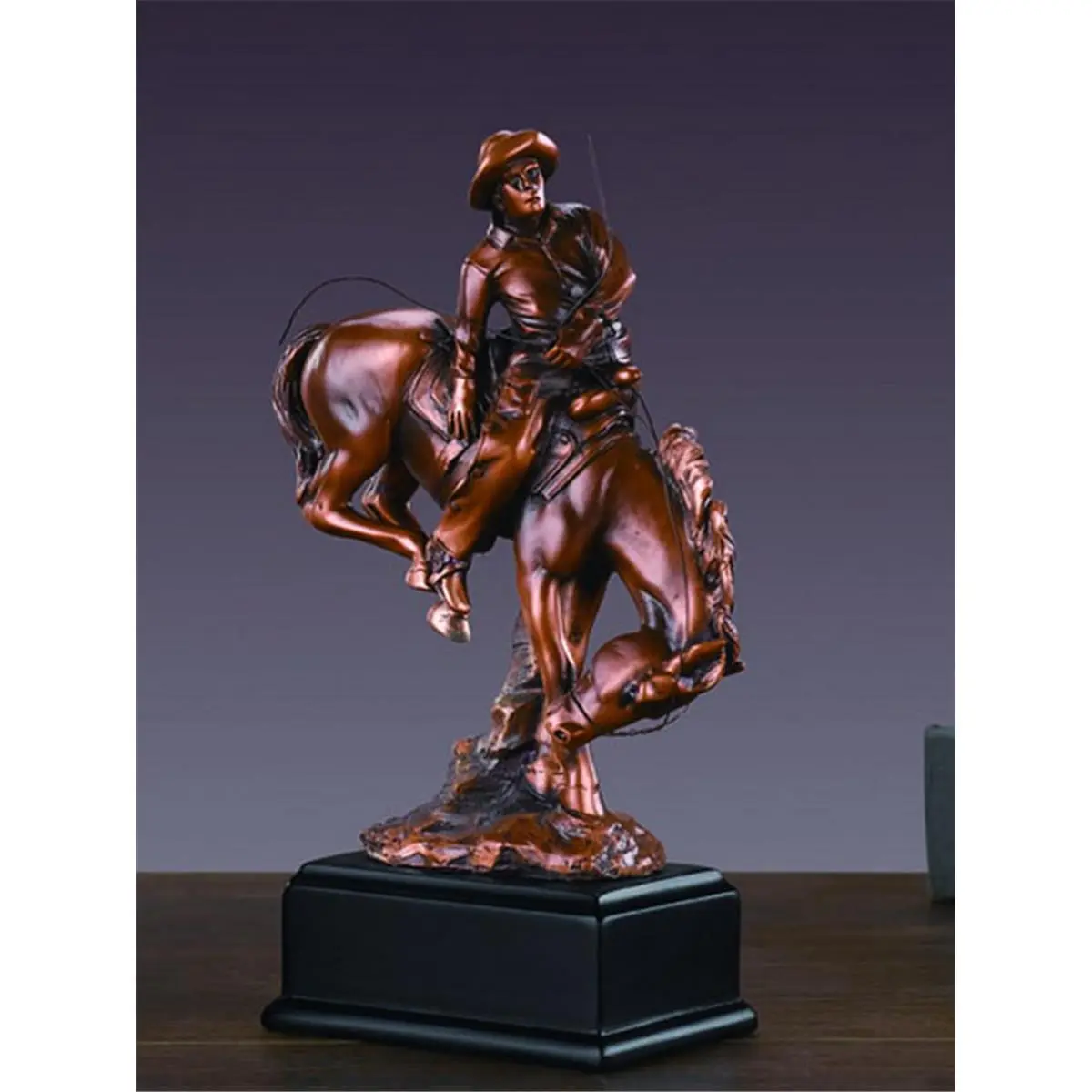 212 MAIN Bronco Buster Sculpture - Marian Imports Art Decor Ornament, 4x6.5 in. Collectibles