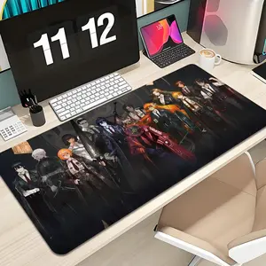 Limbus company Keyboard Mouse Pad Design XXL 1000×500mm 900×400mm 800×400mm 600x300mm Large Gaming Mouse Pad - Extended, Thick, Non-Slip Rubber Base Desk Mat with Precision Stitched Edges - Washable Large Desk Pad