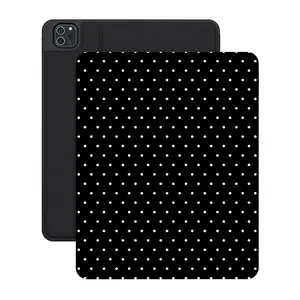 Casely iPad Case | On the Dot | Black Polka Dot