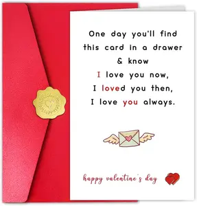 "Romantic Card – 'I Love You' Poem for Him or Her, Perfect Holiday Card for Boyfriend, Husband, or Wife