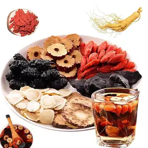 Organic Turmeric Kidney Cleanse Tea: Ginseng Five Treasures Herbal Formula for Men & Women