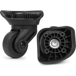 2 count Luggage Wheels Replacement, Rubber Luggage Swivel Caster, 360  Rotation Wheels for Suitcase Repair Set, EA72