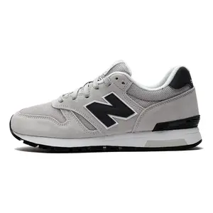 New Balance NB 565 "Cloud Grey" Classic Retro Versatile Style Woven Fabric Durable Breathable Mid-Top Casual Running Shoes Unisex Grey/White/Black D Width ML565CLG