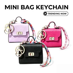 3PCS Mini Pouches for Women - Small Coin Purse & Floral Embossed Makeup Pouch, Cute Tiny Pouch for Keys Lipstick Change, Travel Gift, Fashionable Handbag, Pu Leather Flap Square Bag keychains, Red Rose Red Orange, 8x8x4 cm, Compact & Portable, outdoorfun