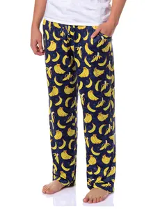 PJammy Men's Going Bananas Tossed Print Sleep Pajama Pants For Adults