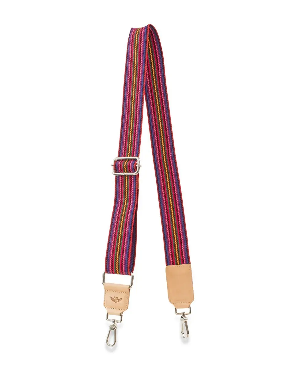 PINK WEBBING CROSSBODY STRAP