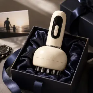 Portable Electric Meridian Brush, Rechargeable Electric Meridian Massager, Handheld Full-Body Massage Tool for Relaxation, Great Gift for Parents
