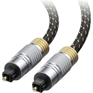 Optical Audio Cable 3ft (Optical Cable for Soundbar, Digital S/PDIF Cable) - Ideal for Hi-Fi Audio with Samsung, Sonos, Sony, Bose Soundbars, 3 Feet