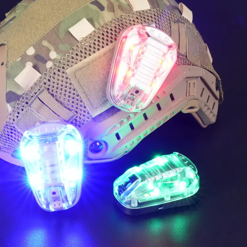 Helmets Ladybird Lamp Waterproof Red Green Blue Strobe Light Outdoor Signal Light Tool Multipurpose Accessory