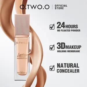 O.TWO.O HC004 Full Coverage Foundation - Oil Control, Waterproof, Matte | Ivory