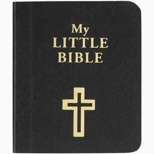 My Little Bible 2” Standard Edition - Selections of Key Verses From Every Book, Tiny Palm-size OT NT Scripture for Ministry Outreach, Classic 1769 KJV Text, 2" x 2.5”, Black   Paperback – Print, June 1, 2004
