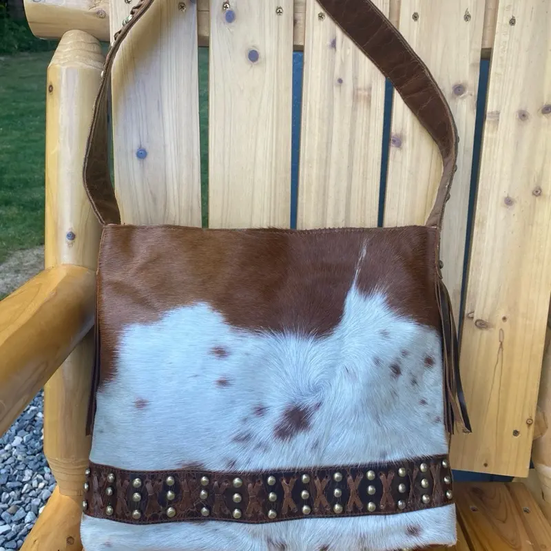 Authentic Cowhide Leather Handbag