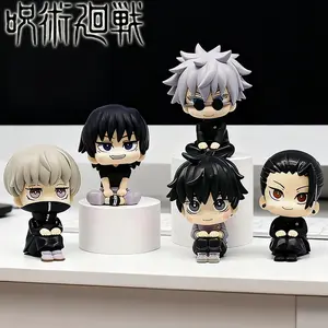 Q Version Jujutsu Kaisen Figures Cute Yuji Itadori Gojo Satoru PVC Action Figures Anime Figure Model Toys Collection Doll Gift
