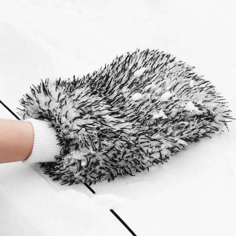 Car Cleaning Glove, Portable Washing Tool, Microfiber Cleaning Cloths, Automotive Drying Microfiber Towel, Portable Cleaning Supplies, Car Detailing T