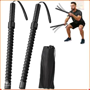 Cordless Battle Rope & Jump Rope - Multipurpose Tension Rope for Home Workouts, HIIT Training and Light Cardio