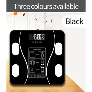 Bluetooth Smart Body Fat Scale & Weight Scale Accurately Capture Subtle Changes Monitor Multiple Health Indicators with USB & Lights for Smartphones