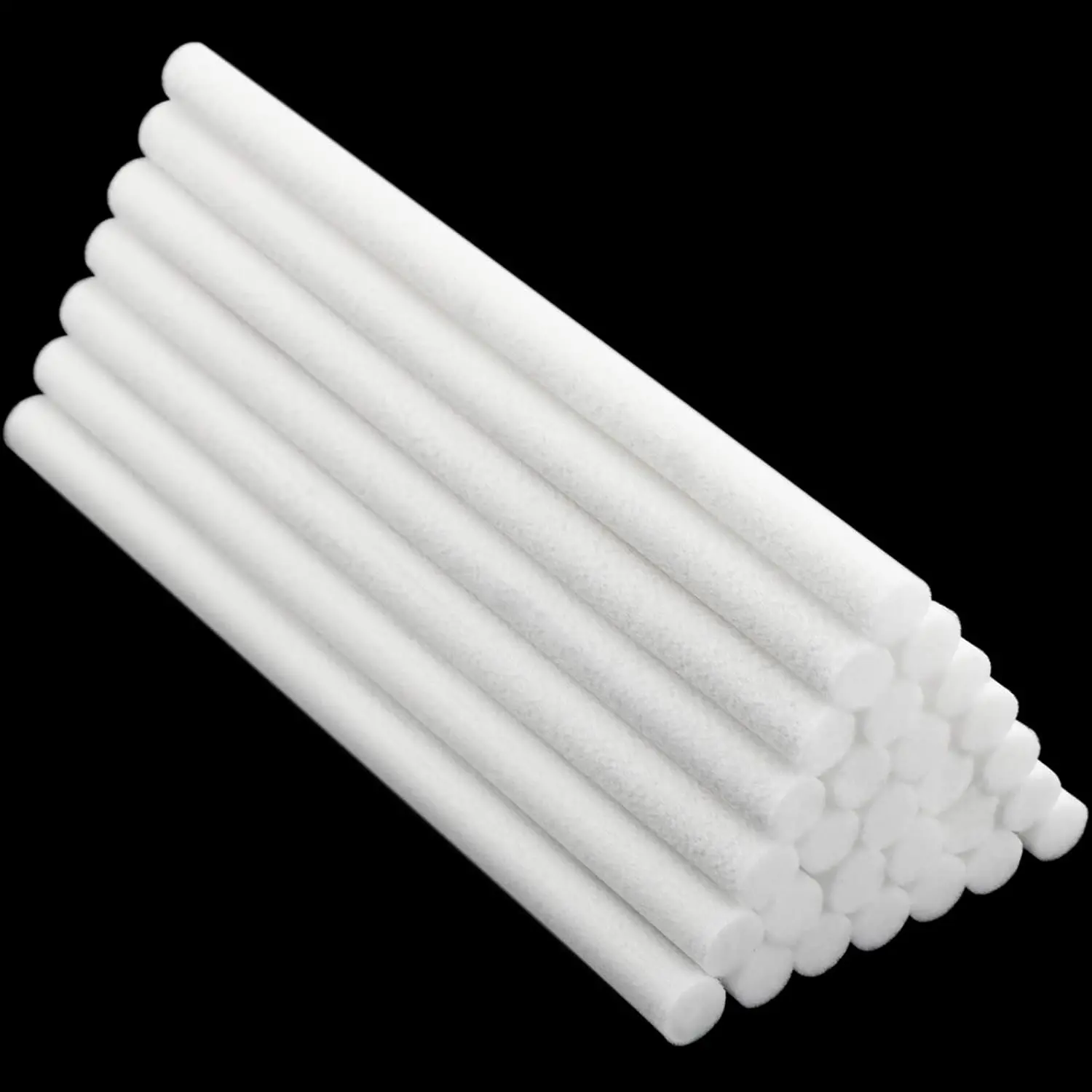 40 Pieces Humidifier Filter Cotton Refill Travel Mini Humidifier Filters Sticks Car Filters Replacement Parts for Portable Personal USB Powered Smart H20 in Office Bedroom(5.3 Inch)