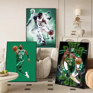 PIKPAKA Basketball Player K-Kyrie-I-Irving Poster HD Waterproof Art Poster for Home, Bar & Café Decor | Fade-Resistant, Non-Sticky, Vibrant Artistic DIY Wall Print | Perfect Decorative Poster for Office & Living Room
