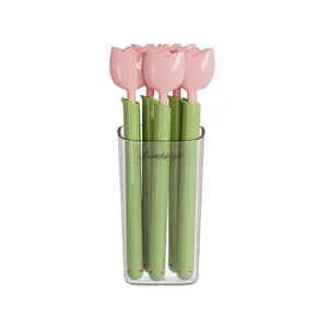 Stylish Luxury Tulip Kitchen Food Packaging Clip Storage Box, Airtight Compact Snack Bag Sealing Moisture-Proof Fresh-Keeping Clip