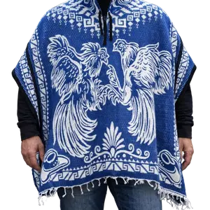 Gallos Poncho Variety of Colors Classic Design Soft Comfortable Fabric Versatile for Casual Outings Picnics or Stylish Cover-up Head Scarf Shawl Wrap