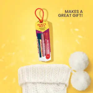 Burt's Bees Mistletoe Kiss Holiday Gift Set - Red