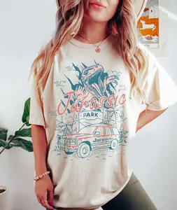 [ SALES UP TO 30% ] Vintage Jurassic Park s Shirt, Retro Jurassic Park Entrance with Tour Shirt, Jurassic Park Dinosaur T-rex Shirt, Jurassic World