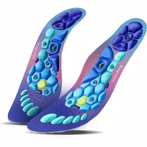 1 Pair  Shock Absorbing Insoles for All Day | 220+ lbs Plantar Fasciitis High Arch Supportinsoles for Men Women,Work Boot Shoe Insole, Absorb Shock with EveryStep, RunPro Insoles for Running Shoes -Arch Support Inserts to Help Reduce Fatigue