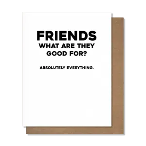 Good For Friendship Card