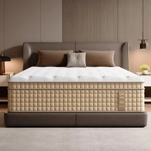 Beige+White+Queen Mattress 12 Inch